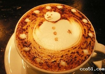 咖啡沫图案构成作品吗？